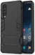 Huawei P30 Hybride Kickstand Hoesje Zwart afbeelding 1