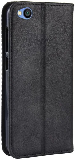 Redmi Go Vintage Portemonnee Hoesje Zwart afbeelding 8