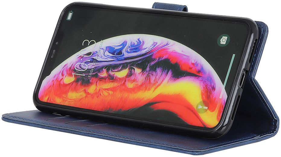 Samsung Galaxy A10 Matte Portemonnee Hoesje Blauw afbeelding 10