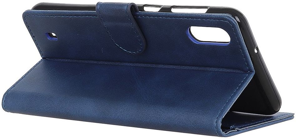 Samsung Galaxy A10 Matte Portemonnee Hoesje Blauw afbeelding 12