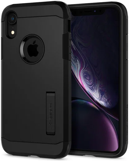 Spigen Tough Armor Hoesje Apple iPhone XR Zwart afbeelding 1