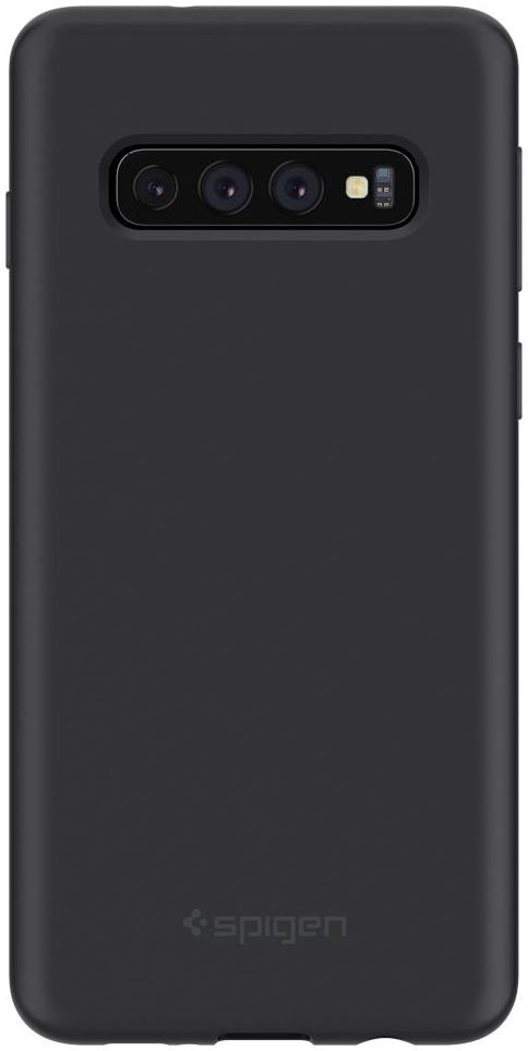 Spigen Samsung Galaxy S10 Plus Case Silicone Fit Black afbeelding 2