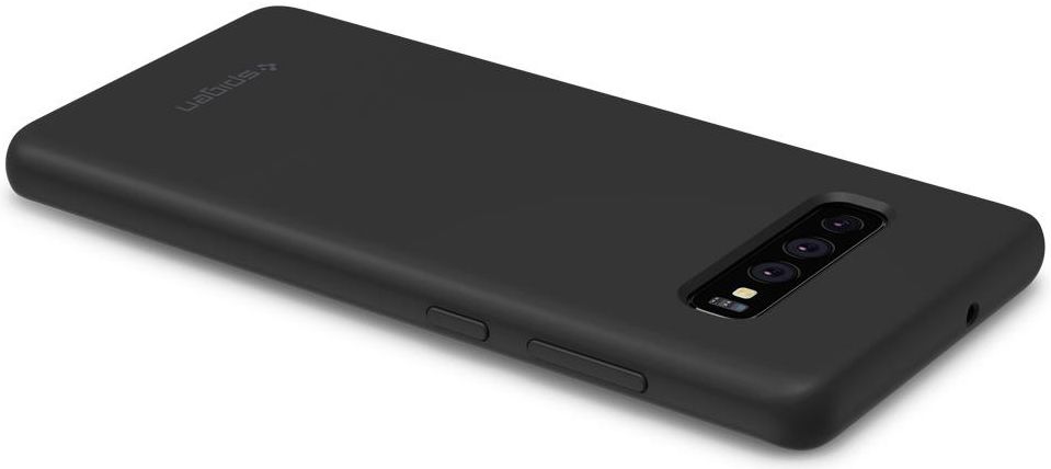Spigen Samsung Galaxy S10 Plus Case Silicone Fit Black afbeelding 4