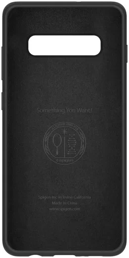 Spigen Samsung Galaxy S10 Plus Case Silicone Fit Black afbeelding 6