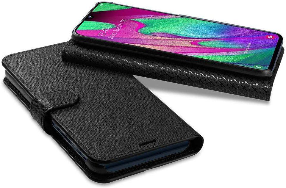 Spigen Wallet S Book Case Samsung Galaxy A40 Zwart afbeelding 6