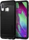 Spigen Rugged Armor Hoesje Samsung Galaxy A40 Matte Black afbeelding 1