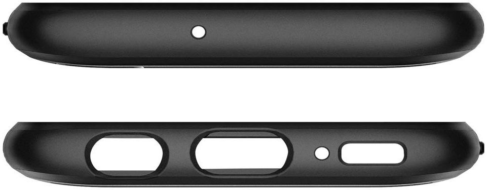 Spigen Rugged Armor Hoesje Samsung Galaxy A40 Matte Black afbeelding 8