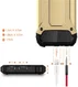 Apple IPhone 6/6S Hoesje Shock Proof Hybride Back Cover Goud afbeelding 5
