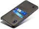 Samsung Galaxy A10 Kunstleren Back Cover met Kaarthouder Zwart afbeelding 2