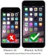 Apple iPhone 6(S) Plus Leren 2-in-1 Bookcase en Back Cover Coffee afbeelding 3