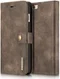 Apple iPhone 6(S) Plus Leren 2-in-1 Bookcase en Back Cover Coffee afbeelding 18
