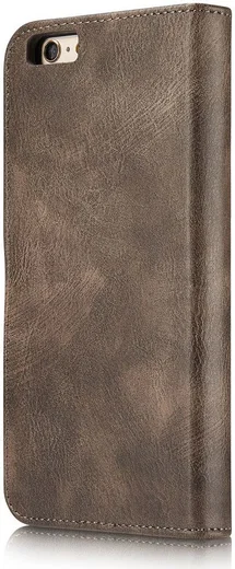 Apple iPhone 6(S) Plus Leren 2-in-1 Bookcase en Back Cover Coffee afbeelding 6