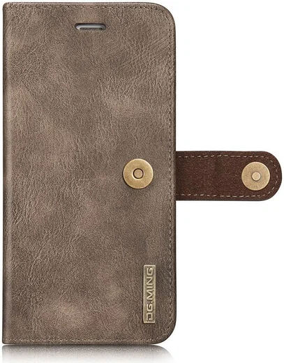 Apple iPhone 6(S) Plus Leren 2-in-1 Bookcase en Back Cover Coffee afbeelding 9