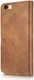 Apple iPhone 6(S) Plus Leren 2-in-1 Bookcase en Back Cover Bruin afbeelding 6
