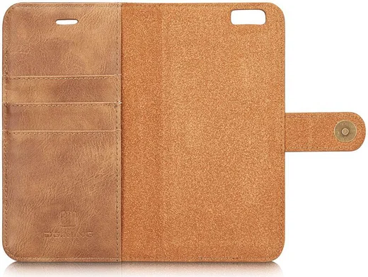 Apple iPhone 6(S) Plus Leren 2-in-1 Bookcase en Back Cover Bruin afbeelding 8