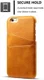 Apple iPhone 6(S) Plus Kunstleren Back Cover met Kaarthouder Bruin afbeelding 5