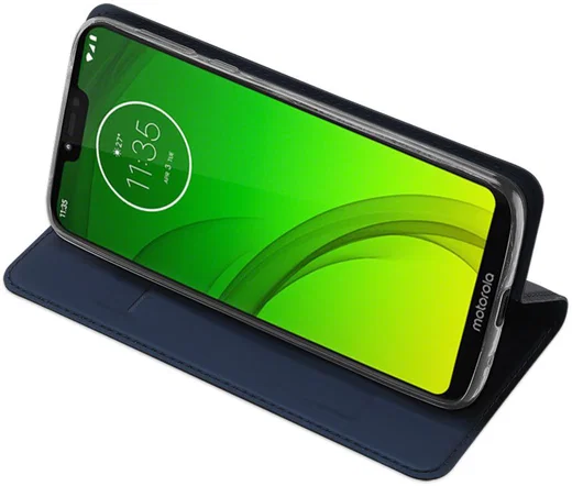 Dux Ducis Premium Book Case Motorola Moto G7 Power Hoesje Blauw afbeelding 5