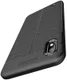 Samsung Galaxy A10 Hoesje Leren Textuur TPU Zwart afbeelding 6