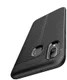 Samsung Galaxy A40 Litchi Hoesje TPU Met Leren Textuur Zwart afbeelding 6