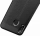 Samsung Galaxy A40 Litchi Hoesje TPU Met Leren Textuur Zwart afbeelding 7