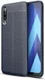 Samsung Galaxy A50 Hoesje TPU Leer Design Blauw afbeelding 1