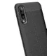 Samsung Galaxy A50 Hoesje TPU Leer Design Blauw afbeelding 11