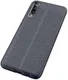 Samsung Galaxy A50 Hoesje TPU Leer Design Blauw afbeelding 2