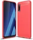 Samsung Galaxy A70 Geborsteld TPU Hoesje Rood afbeelding 1