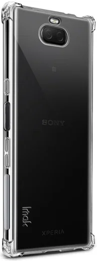 IMAK Sony Xperia 10 Plus Hoesje TPU met Screenprotector Transparant afbeelding 4