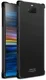 IMAK Sony Xperia 10 Plus Hoesje TPU met Screenprotector Metaal Zwart afbeelding 2