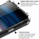 IMAK Sony Xperia 10 Plus Hoesje TPU met Screenprotector Metaal Zwart afbeelding 8