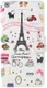 Sony Xperia 10 Portemonnee Hoesje Print Eiffel Tower afbeelding 1