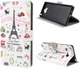 Sony Xperia 10 Portemonnee Hoesje Print Eiffel Tower afbeelding 2