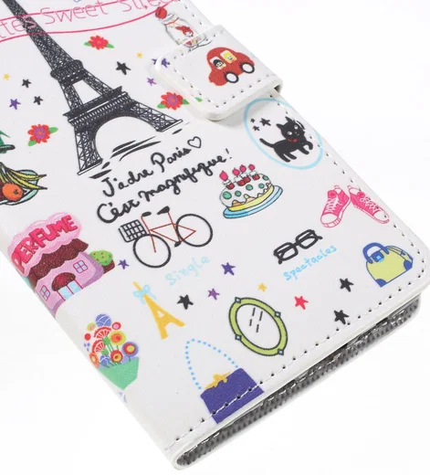 Sony Xperia 10 Portemonnee Hoesje Print Eiffel Tower afbeelding 6