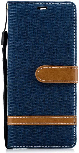 Sony Xperia 10 Jeans Portemonnee Hoesje Blauw afbeelding 1