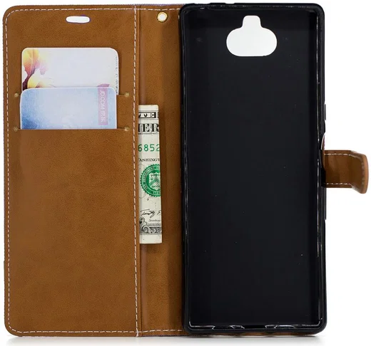 Sony Xperia 10 Jeans Portemonnee Hoesje Blauw afbeelding 2