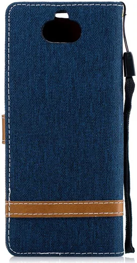 Sony Xperia 10 Jeans Portemonnee Hoesje Blauw afbeelding 6
