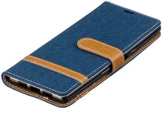 Sony Xperia 10 Jeans Portemonnee Hoesje Blauw afbeelding 9
