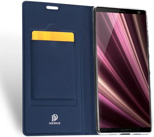 Dux Ducis Skin Pro Series Flip Hoesje Sony Xperia 10 Plus Blauw afbeelding 2