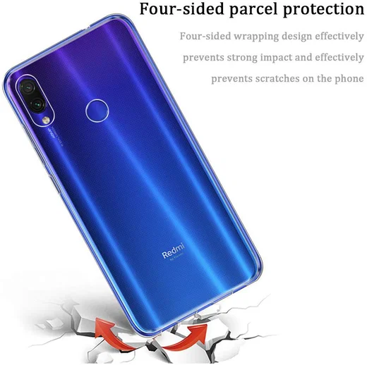 Xiaomi Redmi Note 7 Transparant TPU Hoesje afbeelding 6