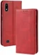 Samsung Galaxy A10 Portemonnee Vintage Hoesje Rood afbeelding 3