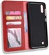 Samsung Galaxy A10 Portemonnee Vintage Hoesje Rood afbeelding 5