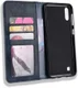 Samsung Galaxy A10 Portemonnee Vintage Hoesje Blauw afbeelding 5