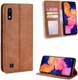 Samsung Galaxy A10 Portemonnee Vintage Hoesje Bruin afbeelding 11