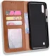 Samsung Galaxy A10 Portemonnee Vintage Hoesje Bruin afbeelding 12