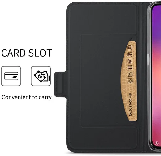 Xiaomi Mi 9 Card Holder Case Zwart afbeelding 7