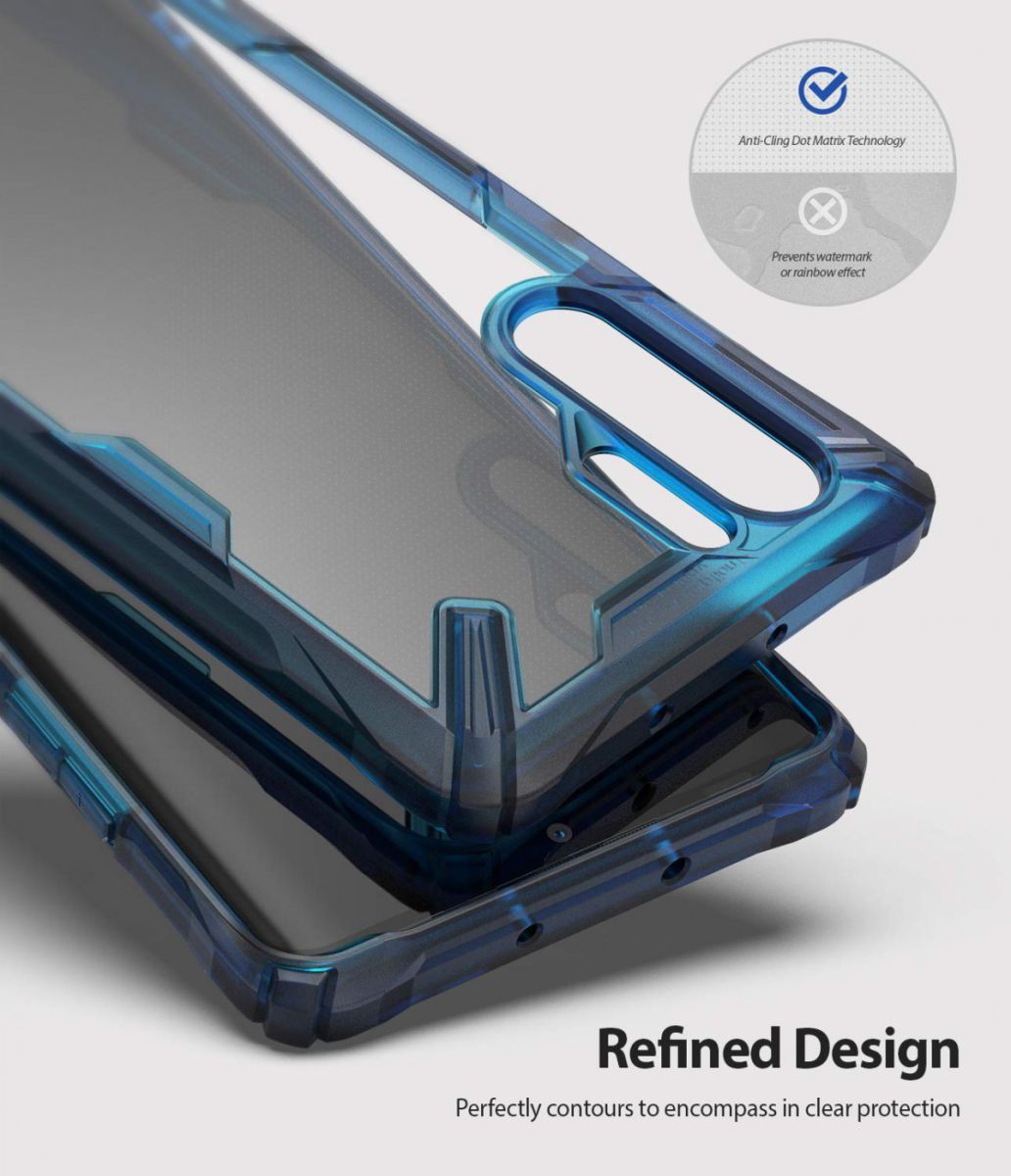 Ringke Fusion X Huawei P30 Pro Hoesje Blauw afbeelding 4