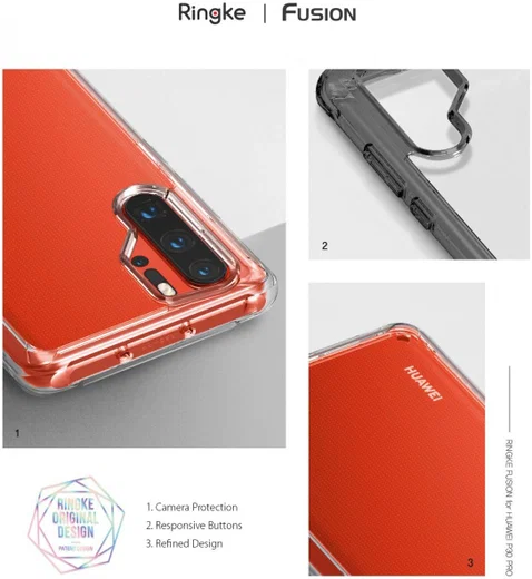 Ringke Fusion Huawei P30 Pro Hoesje Transparant afbeelding 16