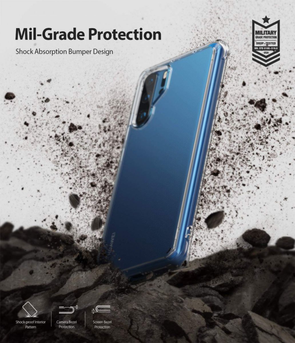 Ringke Fusion Huawei P30 Pro Hoesje Transparant afbeelding 2