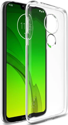 IMAK UX-5 Series Motorola Moto G7 Power Hoesje TPU Transparant afbeelding 1